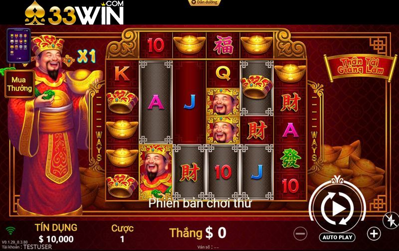 Giới thiệu chung về Thần Tài Giáng Lâm 33Win